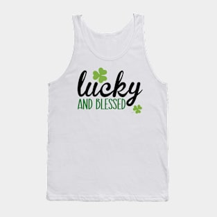 Lucky And Blessed Tank Top